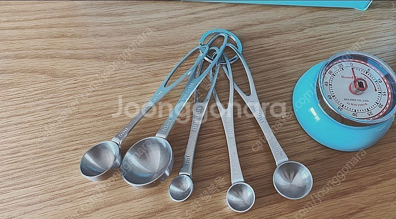 정품 덜튼 계량스푼 새제품 스테인레스--0