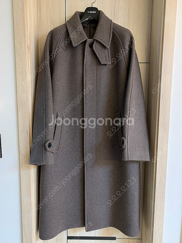 무신사 스탠다드 발마칸 코트 멜란지 토프 M 무탠다드--0