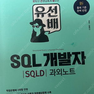 2024 유선배 sql 개발자 sqld