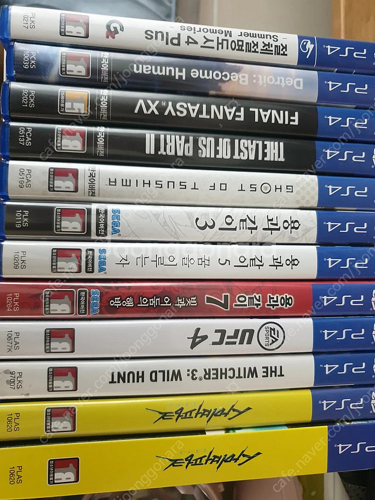 플스4 게임팝니다. 용과같이, UFC4, 사이버펑크, ...--0