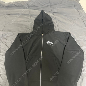 XL 스투시 후드집업 괌 블랙 STOCK GUAM ZIP HOOD