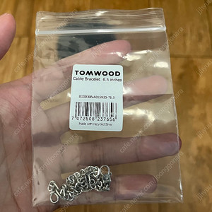 톰우드 팔찌 tom wood cable bracelet 6.5인치