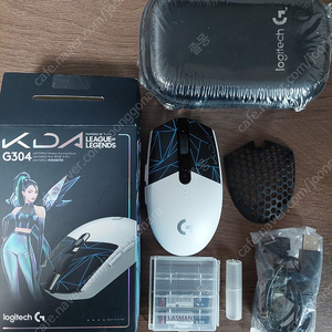 g304 kda 풀세트 팝니다(바스맨건전지,타공커버,파우치)