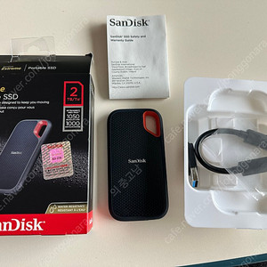 Sandisk Extreme 외장SSD E61 2TB 판매합니다.