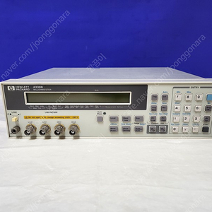 Agilent 에질런트 4338B 밀리옴미터 MilliohmMeter 중고밀리옴미터 판매합니다