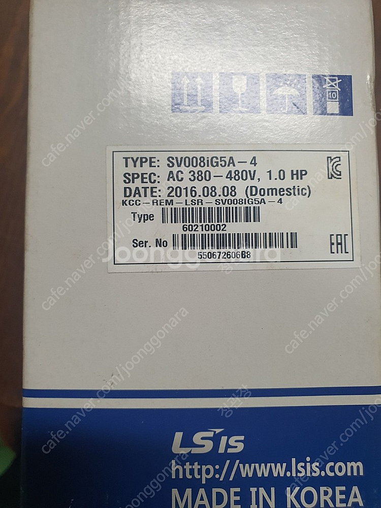 LS 인버터 IG5A 380 3마력 1마력 팔아요--1