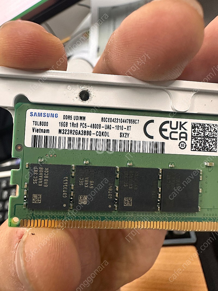 삼성 램 DDR5 4800 16GB * 2 팝니다--2