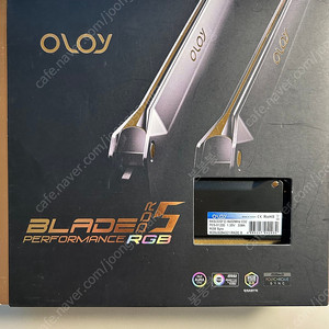 Oloy DDR5-6400 CL32 64G Blade RGB 판매합니다.