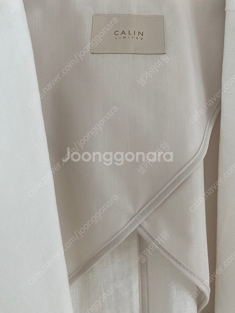 꺌랑 린넨 자켓 아이보리(새상품)--1