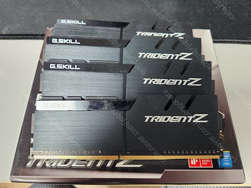 G.SKILL Trident Z ddr4 3600 32GB(8GBx4) 올블랙 해외 직구모델