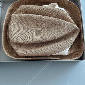 [mature ha] boxed hat 7cm brim plain tape (미사용 새제품)