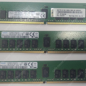 서버 메모리 16GB PC4 DDR4 2400T 2666V ECC REG
