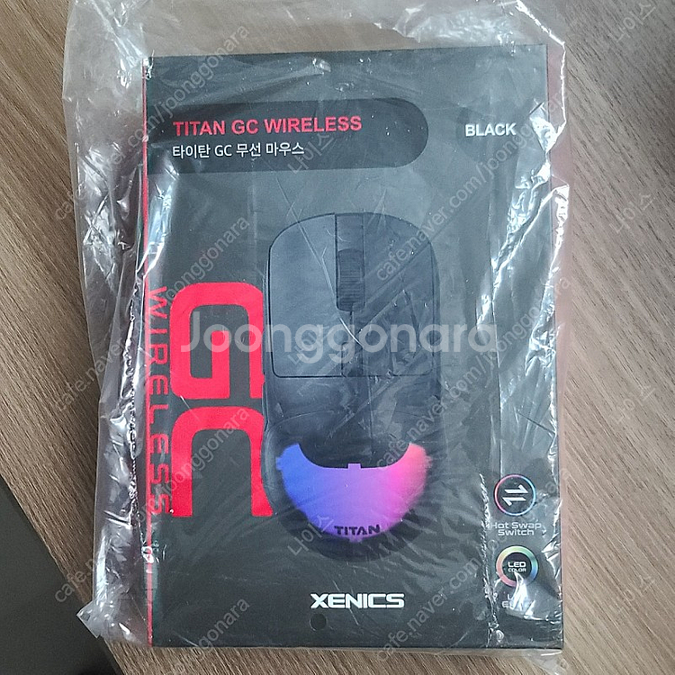 [미개봉 새상품] 제닉스 타이탄 GC 무선 게이밍 마우스--0