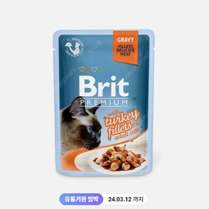 브릿 고양이 파우치 임박