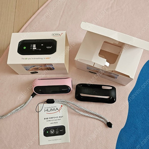 휴마아이블랙 휴대용미세먼지측정기 HI-150A 풀박스 1년미만구매