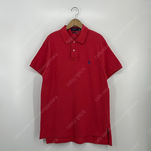 폴로 랄프로렌 카라 티셔츠 커스텀핏 (L size / RED)