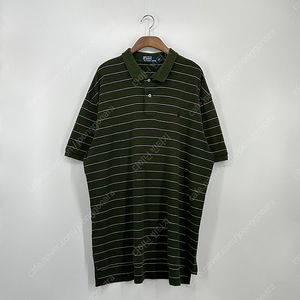 폴로 랄프로렌 스트라이프 카라 티셔츠 (XL size / GREEN)