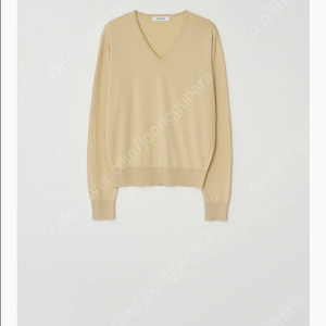 아쎄르 hacer cotton v-neck pullover 버터