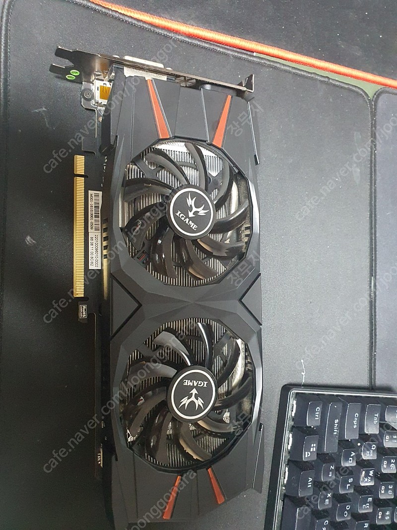 gtx 1060 3g 컬러풀 그래픽카드 팔아요~(하자)