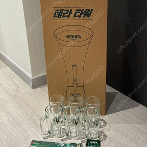 [미사용] 테라 타워 팝니다 (오프너 + 스푸너 + 맥주잔 6개도 함께 드려요) 가격인하