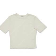 (택포 새상품) 아비에무아 supima 크롭 티셔츠 아이보리 3사이즈