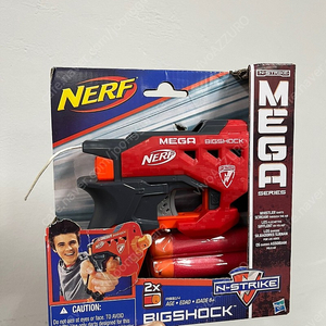 정품 NERF 너프건 메가 시리즈 장난감 스펀지 총 BIG-SHOCK