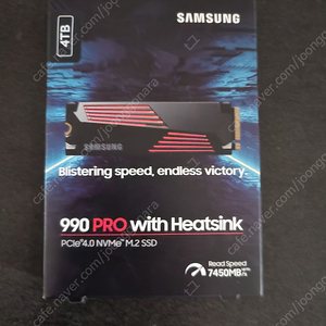 삼성 990pro ssd m.2 4tb 히트싱크버전 미개봉