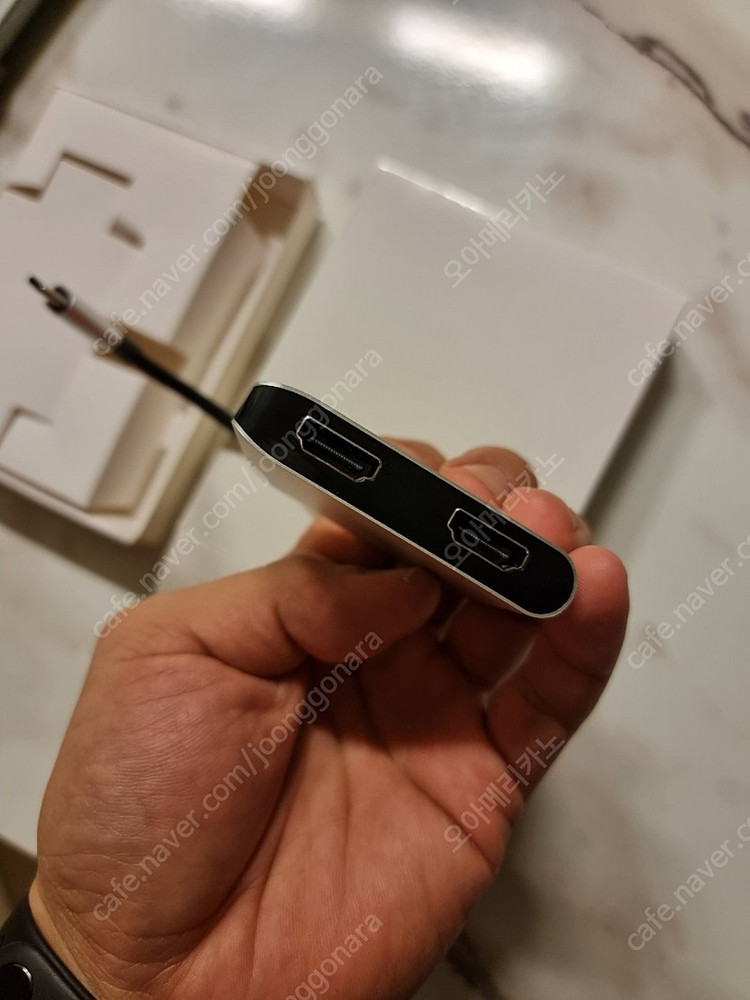 랜스타 USB C타입 to HDMI 듀얼포트 확장 컨버터 LS-UC202--1