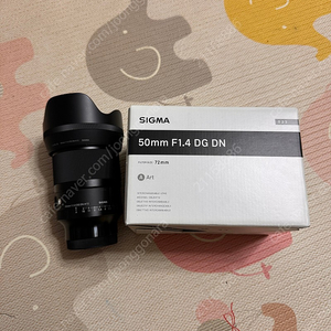 시그마 아트 A 50mm f1.4 DG DN (신 아트 오식이) 소니 FE 마운트 렌즈 팝니다.