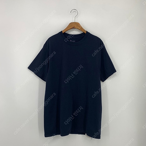 챔피온 로고 반팔 티셔츠 (M size / NAVY)