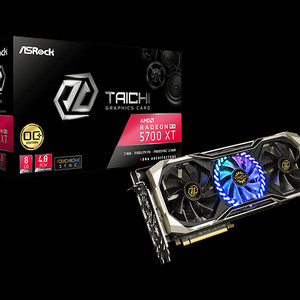 RX5700XT 8GB OC 애즈락 ASROCK 타이치 그래픽카드 TAICHI