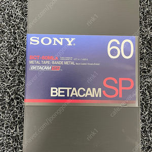 소니 BCT-60MLA BETACAM 베타캠 테이프 판매합니다