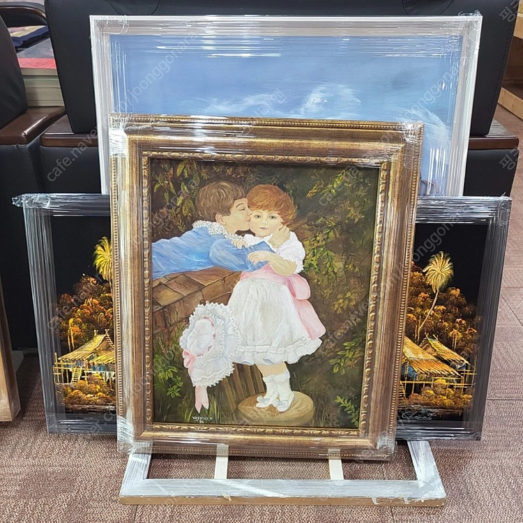 서양화 빈티지 유화작품 1996년 그림 이미지