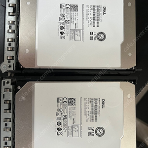 [판매] DELL TOSHIBA MG07ACA12TEY 2개 판매합니다. 12TB 12테라 (DELL OEM)