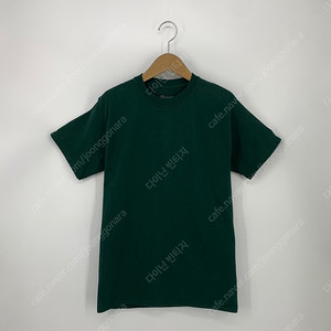 챔피온 로고 반팔 티셔츠 (S size / GREEN)