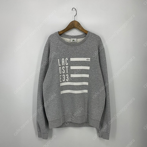 라코스테 프린팅 맨투맨 (4 size / GRAY)