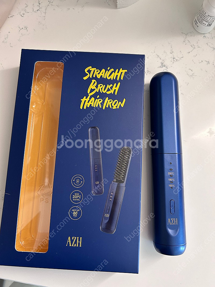AZH 스트레이트 브러쉬 헤어 아이론--0