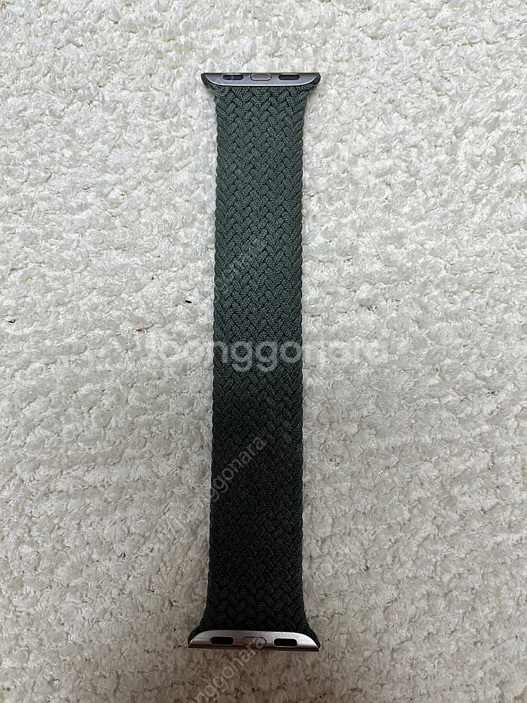 애플워치 인버네스 그린 브레이드 솔로루프 3호 40mm...--3