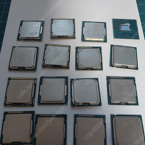 인텔 1세대~6세대 저사양 CPU 16개 & DDR3 램 7개 배송비포함