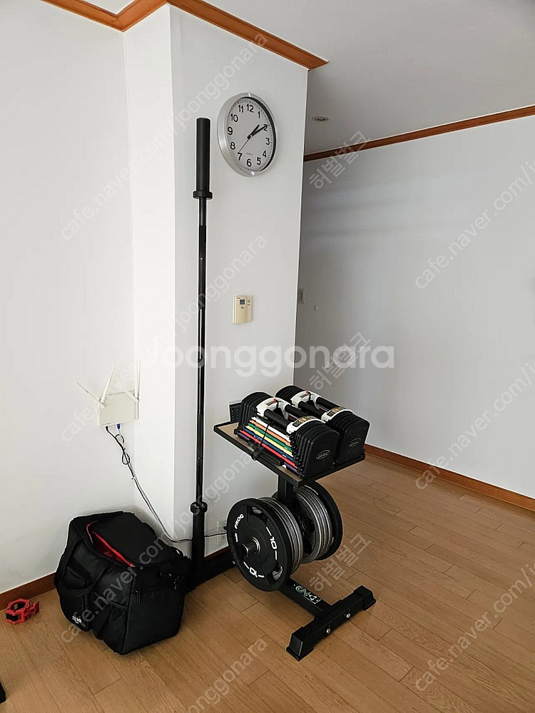 정품 파워블럭 U-70 + 거치대, 무게조절덤벨--0