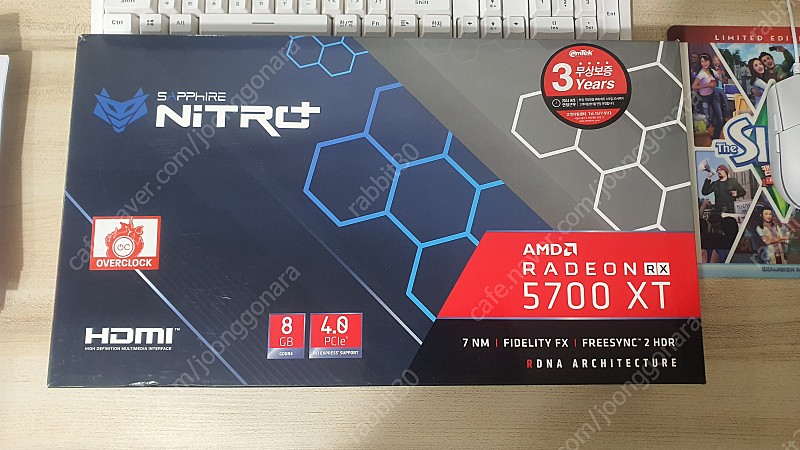 SAPPHIRE 라데온 RX5700 XT 니트로+ 8GB