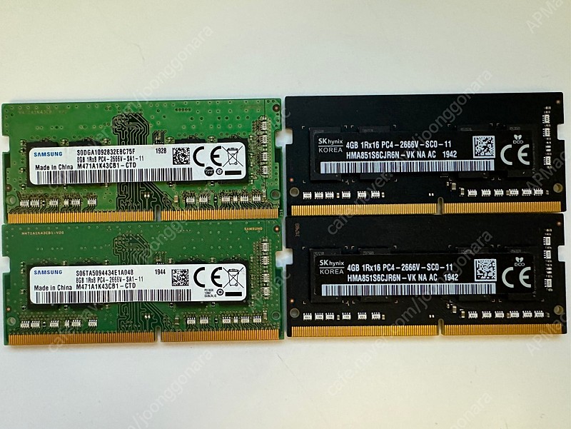 삼성전자 DDR4 8GB 4GB PC4-21300 (2666V) 노트북용