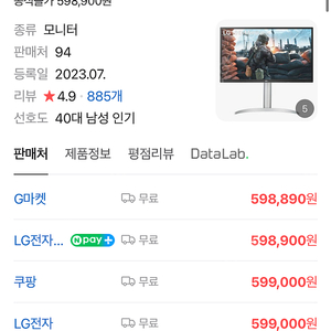 LG 모니터 32up830 미개봉품 팝니다