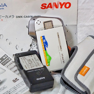 산요 작티 sanyo xacti dmx-ca8 방수 화이트 빈티지 캠코더