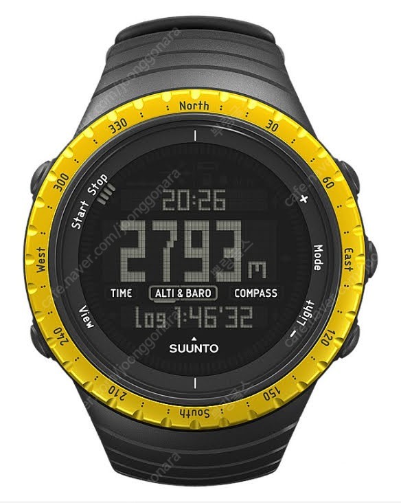 순토 코어 블랙 옐로우 아웃도어 시계 (Suunto Core Black Yellow)