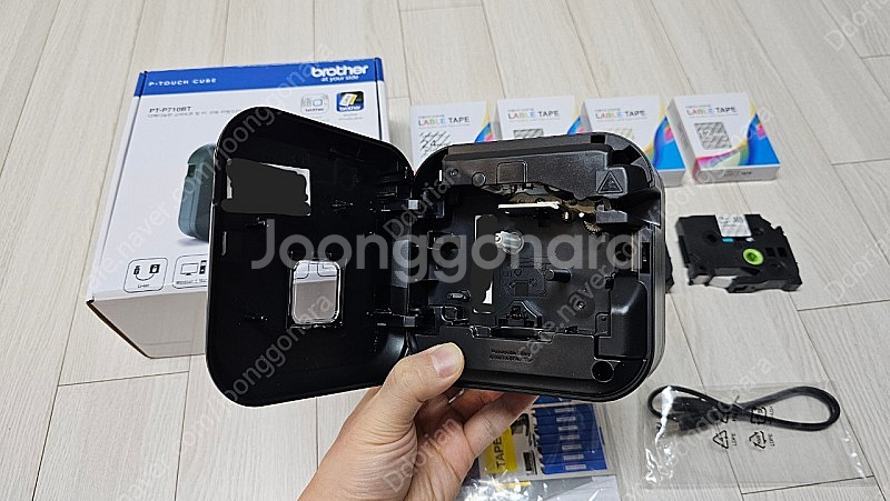 브라더 PT-P710BT 라벨프린터기 블루투스 라벨기--5