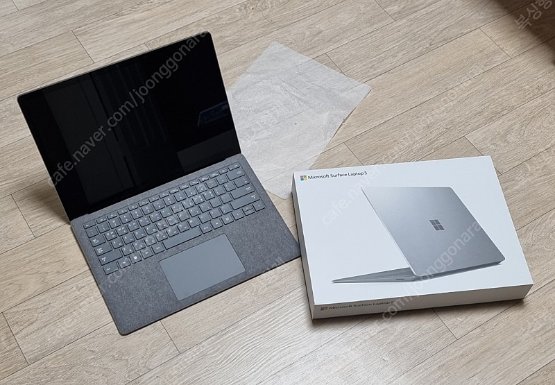 마이크로소프트 정품 단순개봉급 서피스 랩탑5 노트북 13.3인치 윈도우11 HOME 탑재 판매 QZI-00021
