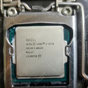 i7-4770 CPU 판매합니다 (메인보드도 요청하시면 같이 판매합니다) [택포]