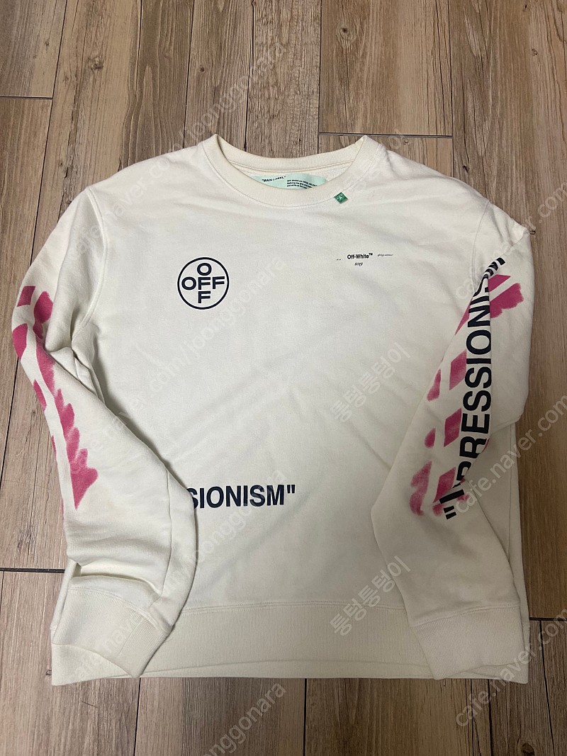 19SS 오프화이트 DIAG STENCIL 맨투맨(L) 팝니다.