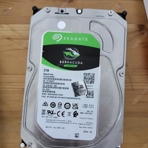 hdd 시게이트 2TB 3만원 , 수량 총 3개